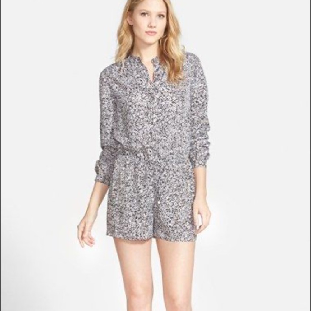 Michael Kors Floral Print Romper